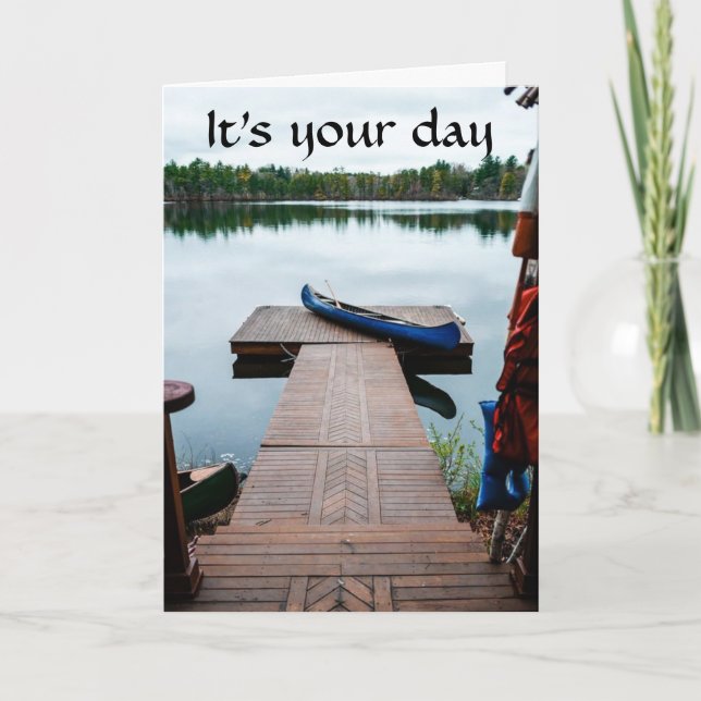 LAKE HOUSE LIVING FOR "YOUR BIRTHDAY" CARD (Front)