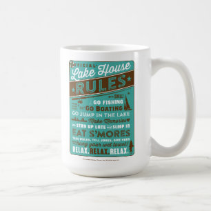 Lake House Rules Coffee Mug