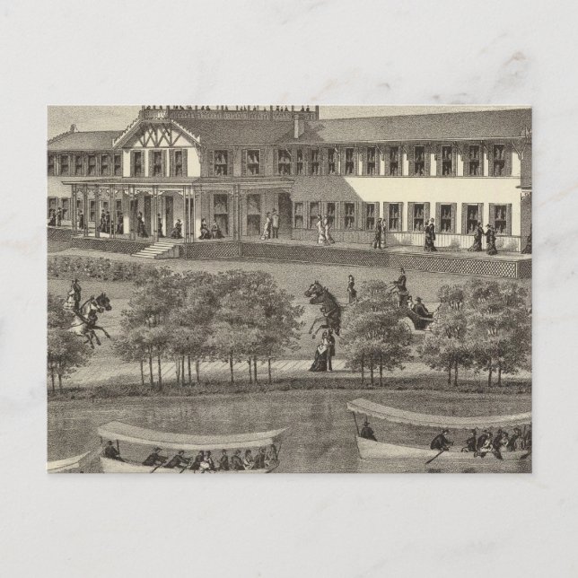 Lake House, Spring Lake, NJ Postcard (Front)