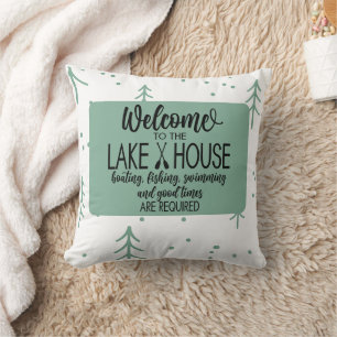 Lake House Themed Cushion