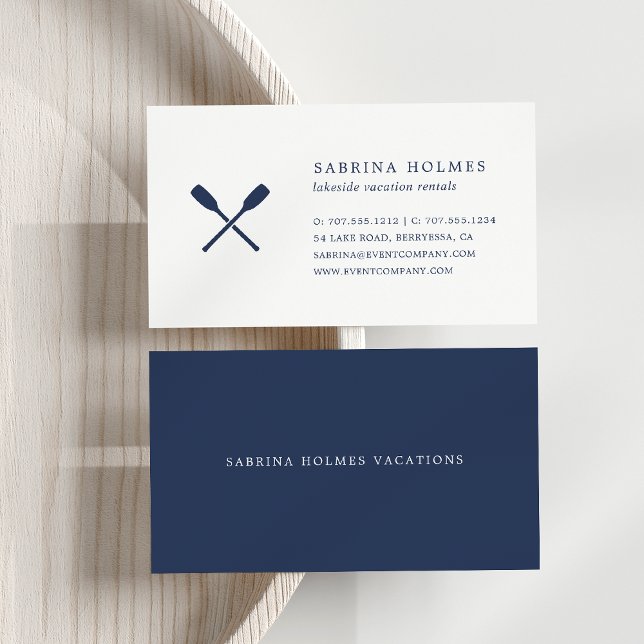Lake House Vacation Rental Business Card (Creator Uploaded)