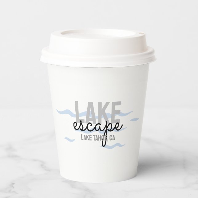 Lake House Vacation Rental - Paper Cup (Front)