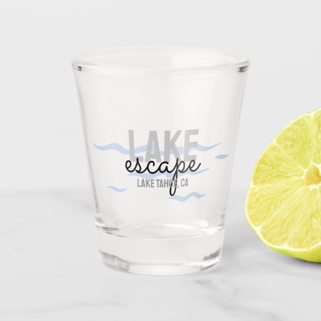 Lake House Vacation Rental - Shot Glass (Front)
