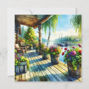 Lake House View   Deck over looking the Bay