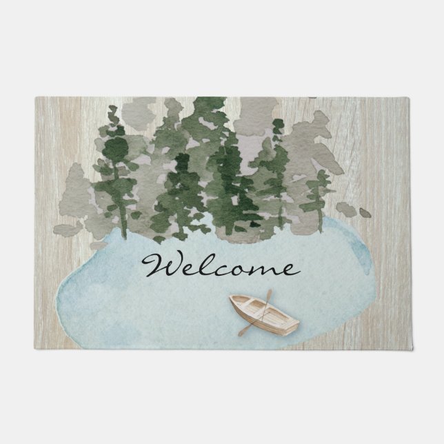 Lake House Welcome Doormat (Front)