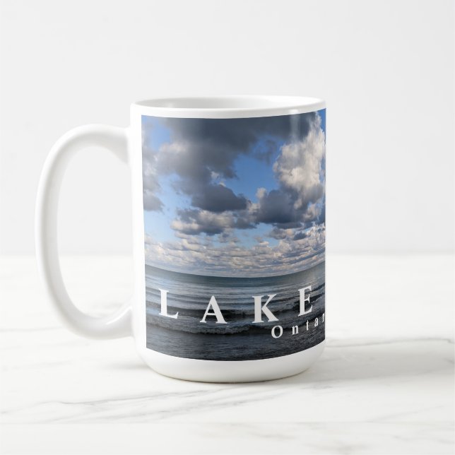 Lake Huron clouds Coffee Mug (Left)