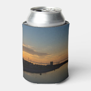 Lake Huron Golden Morning Can Cooler