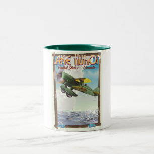 Lake Huron - USA - Canada Two-Tone Coffee Mug