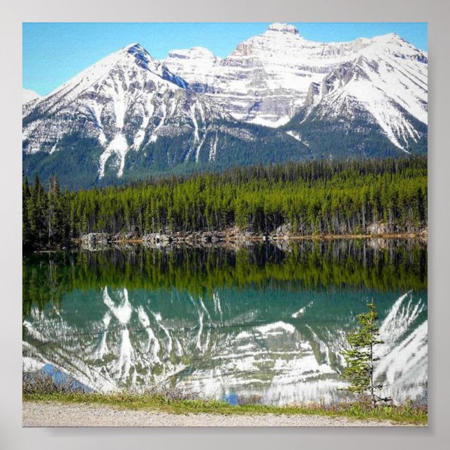 Lake in Banff Poster (Front)