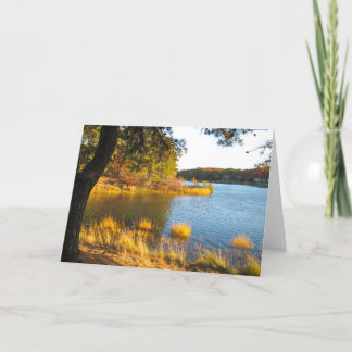 Lake in Fall Card