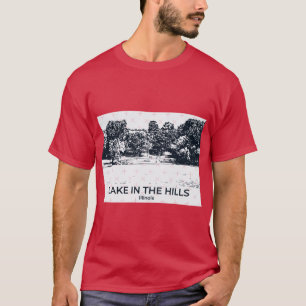 Lake in the Hills Illinois Oversized T-Shirt