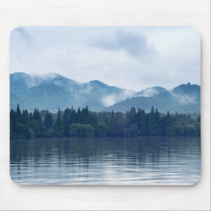Lake in the Mountains Landscape Mouse Mat