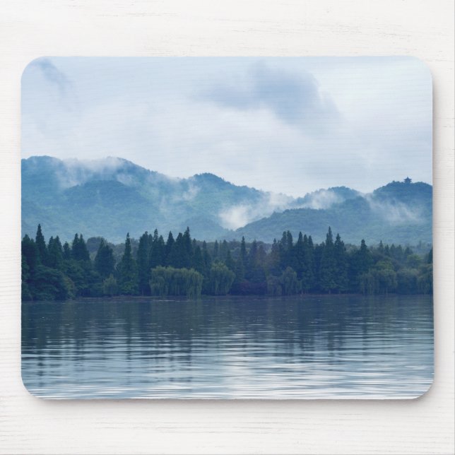 Lake in the Mountains Landscape Mouse Mat (Front)
