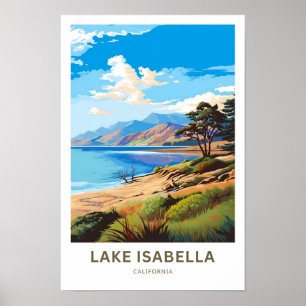 Lake Isabella California Travel Print