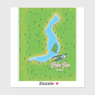 Lake Iseo Italy map
