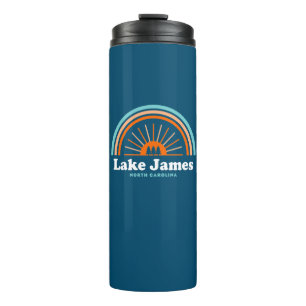 Lake James North Carolina Rainbow Thermal Tumbler
