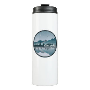 Lake James North Carolina Reflection Thermal Tumbler