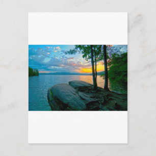 lake jocassee south carolina postcard