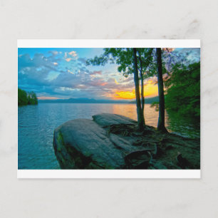 lake jocassee south carolina postcard