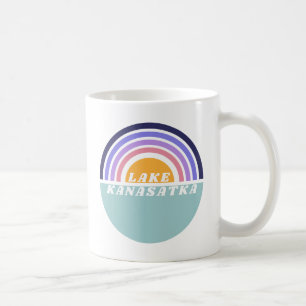 Lake K Retro Rainbow Mug