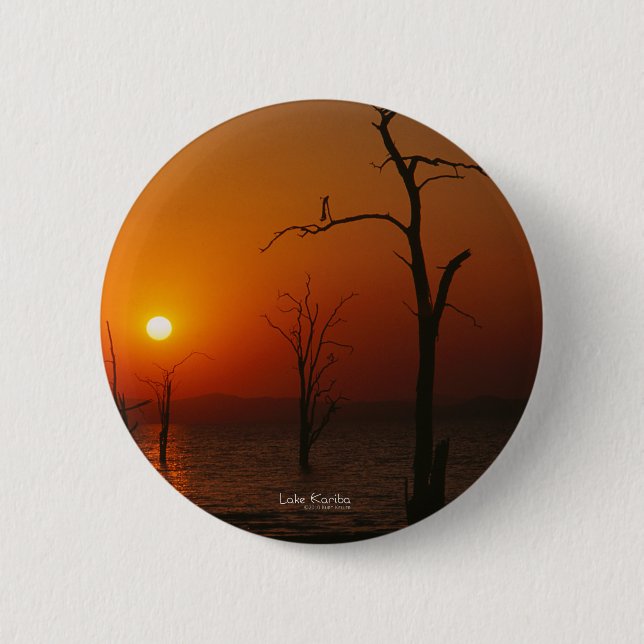 Lake Kariba 6 Cm Round Badge (Front)