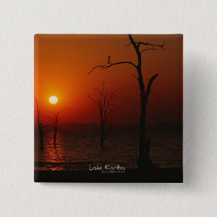 Lake Kariba Sunset Button