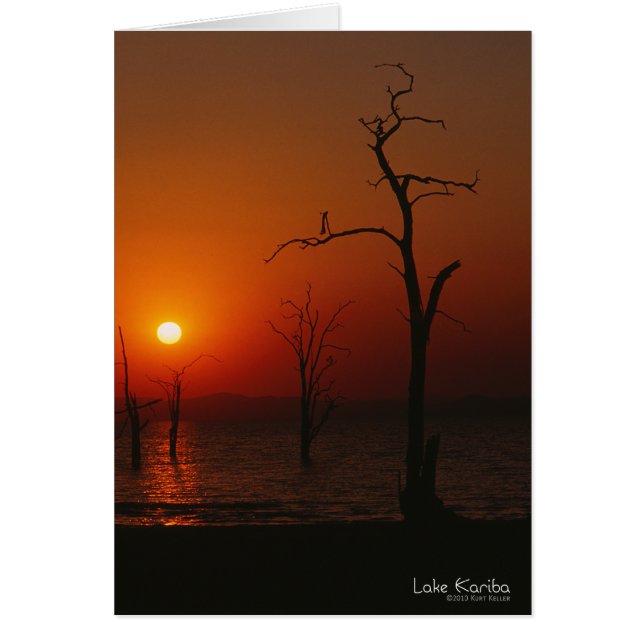 Lake Kariba Sunset_card (Front)