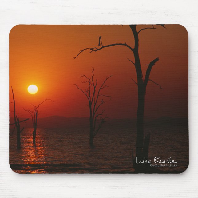 Lake Kariba Sunset Mousepad (Front)
