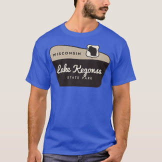 Lake Kegonsa State Park Wisconsin Welcome Sign T-Shirt