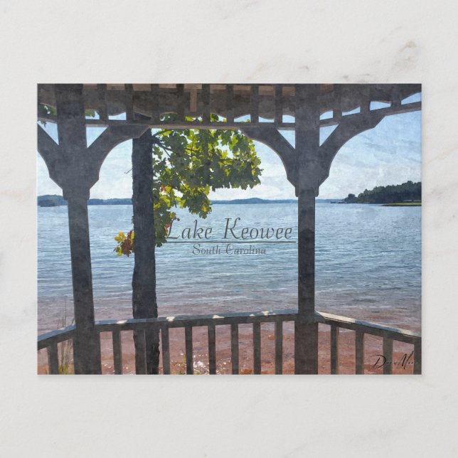 Lake Keowee South Carolina Beautiful Lake Postcard (Front)