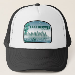 Lake Keowee South Carolina Deer Trucker Hat