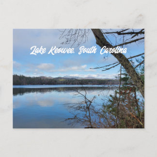 Lake Keowee South Carolina Mountain Reflection Postcard