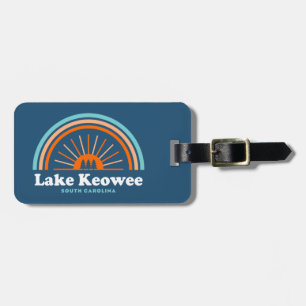 Lake Keowee South Carolina Rainbow Luggage Tag
