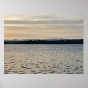 Lake Keowee South Carolina Sunset Poster