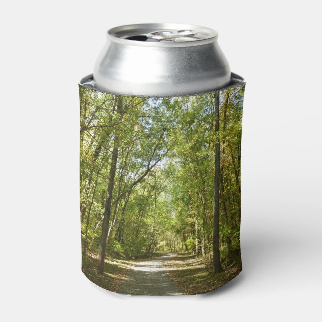 Lake Kittamaquandi Trail in Columbia Maryland Can Cooler (Can Front)