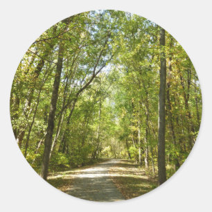 Lake Kittamaquandi Trail in Columbia Maryland Classic Round Sticker