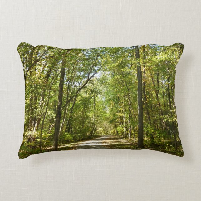 Lake Kittamaquandi Trail in Columbia Maryland Decorative Cushion (Front)
