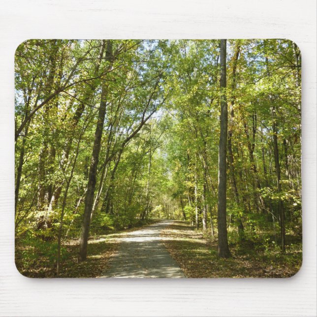 Lake Kittamaquandi Trail in Columbia Maryland Mouse Mat (Front)