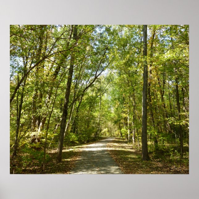 Lake Kittamaquandi Trail in Columbia Maryland Poster (Front)
