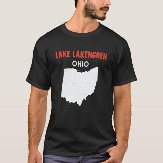 Lake Lakengren Ohio USA State America Travel Ohioa T-Shirt (Front)