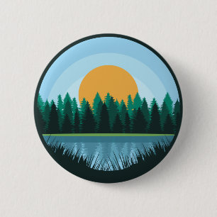 Lake Landscape Button