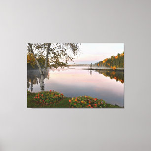 Lake landscape canvas print