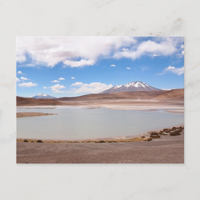 Lake landscape on the Altiplano postcard (Front)