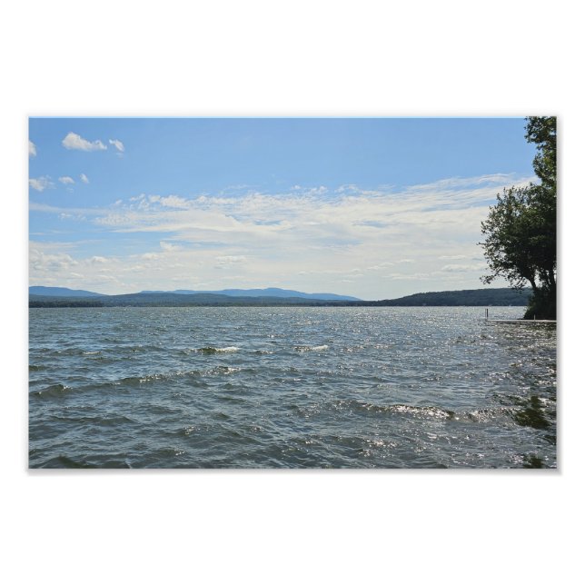 Lake landscape photo print (Front)