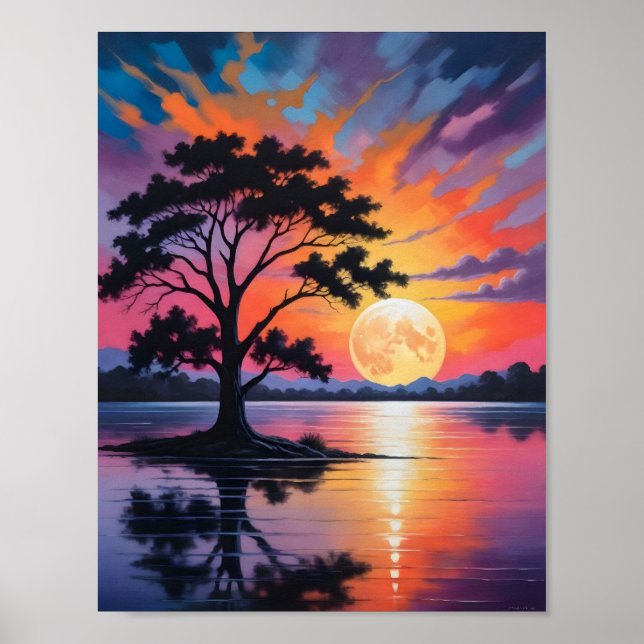 Lake Landscape Poster (Front)