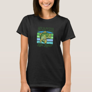 Lake Lanier Ga At The Lake Bass Fishing T-Shirt