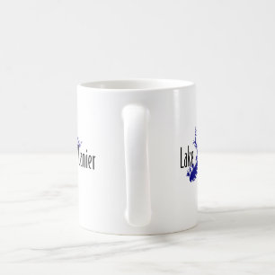 Lake Lanier Georgia Lake Map Boating and Fishing Coffee Mug