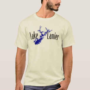Lake Lanier Georgia Lake Silhouette T-Shirt