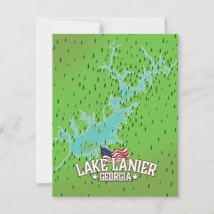 Lake Lanier Georgia Map