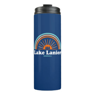 Lake Lanier Georgia Rainbow Thermal Tumbler